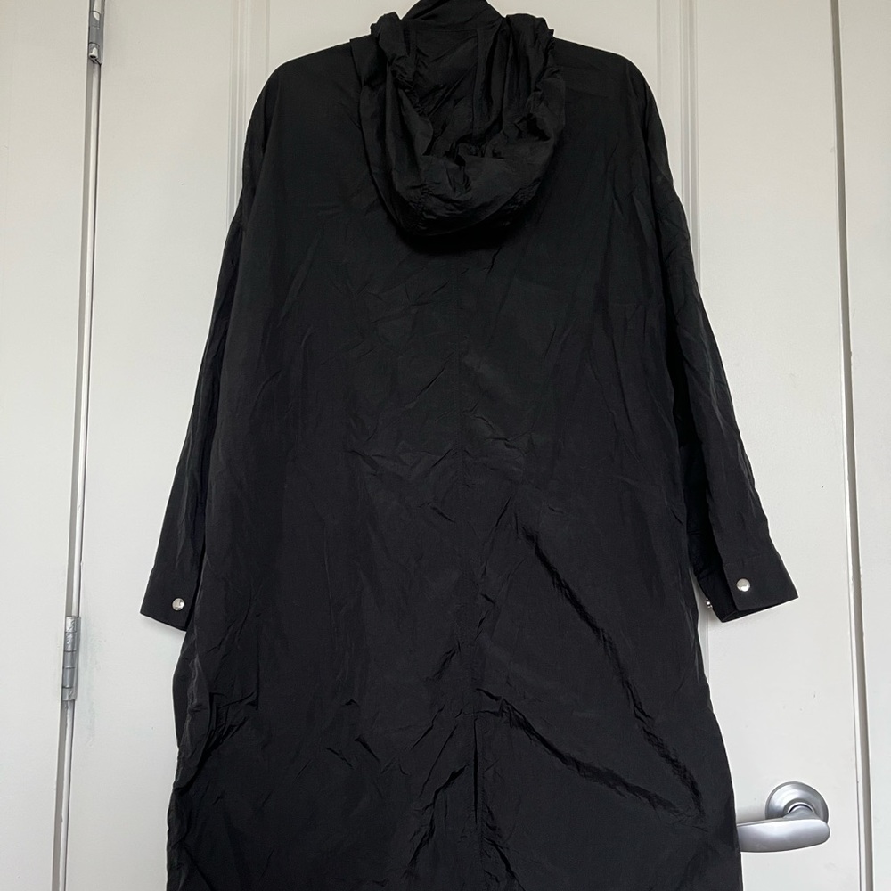 Zara black lightweight rain jacket Size S-M - Picture 2 of 2